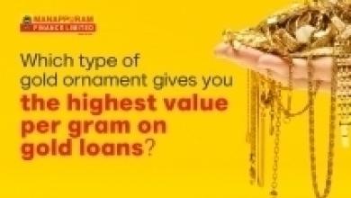 Image for Which type of gold ornament gives you the highest value per gram on gold loans?