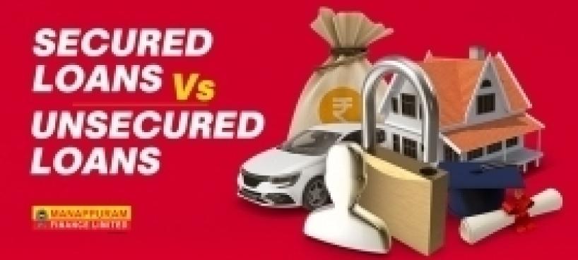 Secured Loans vs Unsecured Loans Image