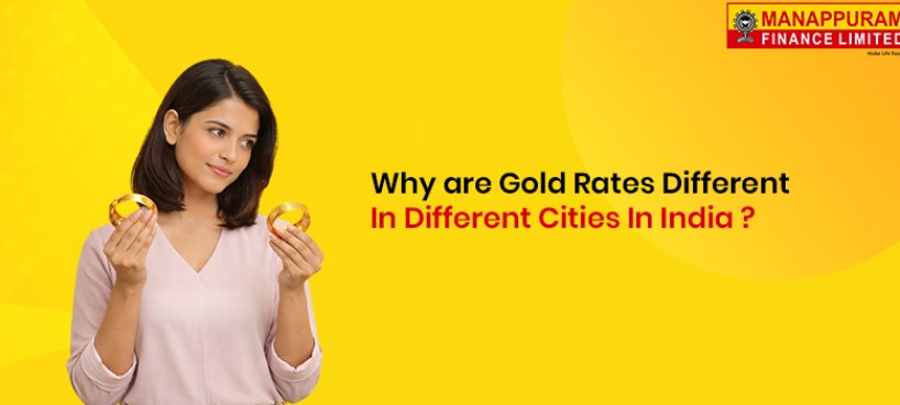 Why Gold Rates are Different In Different Cities In India?
