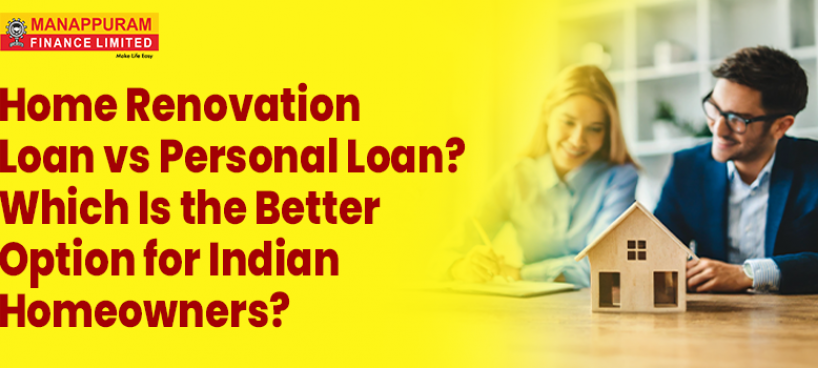 Home Renovation Loan vs Personal Loan