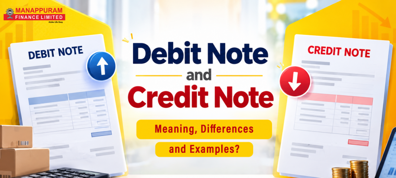Debit Note and Credit Note: Meaning, Differences and Examples