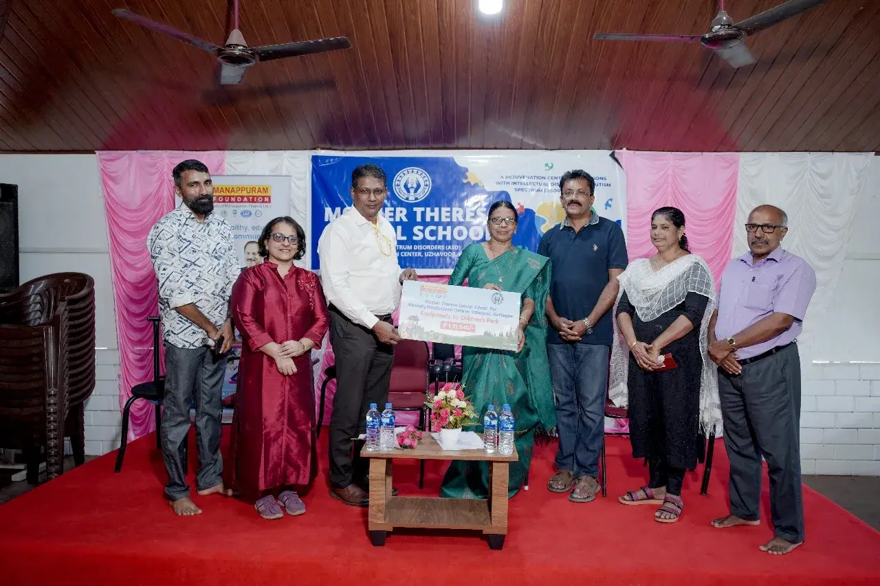 Donation of Equipment to Mother Teresa Special School for Mentally Handicapped Children, Uzhavoor, Kottayam