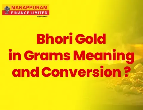 1 Bhori Gold in Grams: Meaning and Conversion