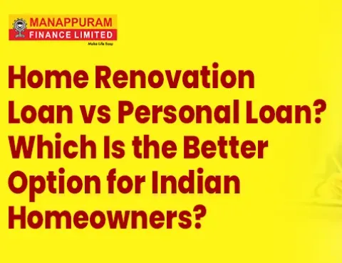 Home Renovation Loan vs Personal Loan